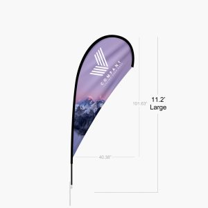 11ft Teardrop Flag