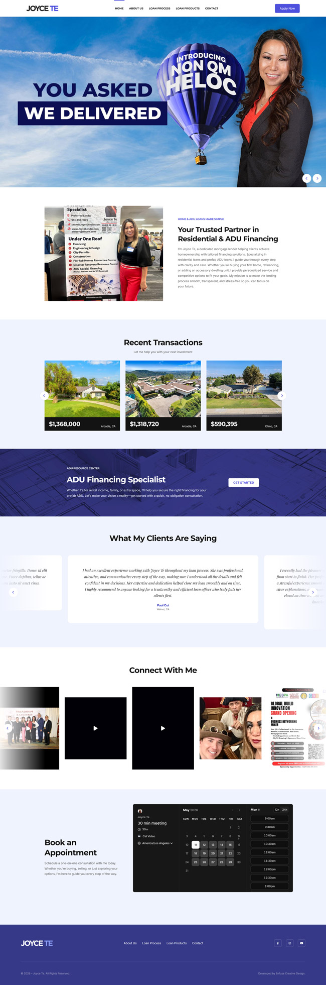 joyce te website