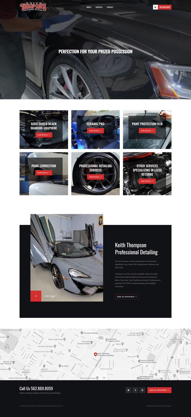 keith thompson professional detailing website